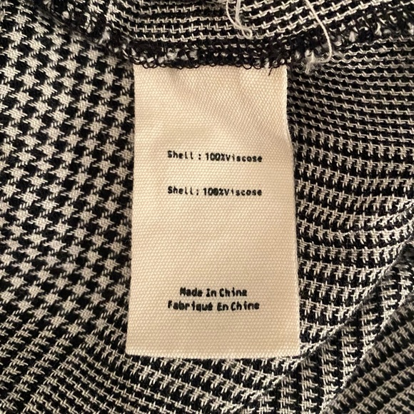 L’AGENCE Houndstooth Print Button Down (XS) - Picture 5 of 5